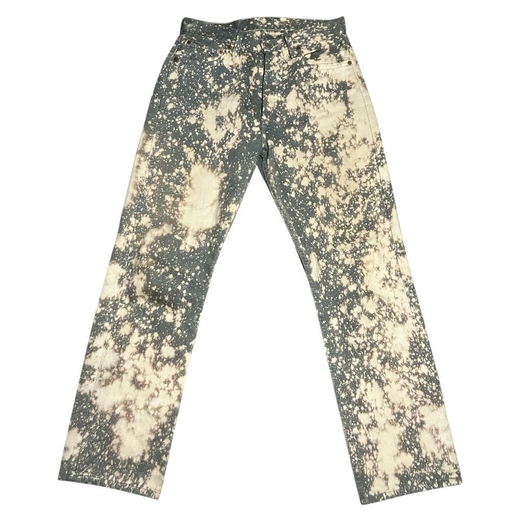 Vintage Levi's 501 Womens 28x32 Straight Acid Wash Button Fly Jeans Pants USA